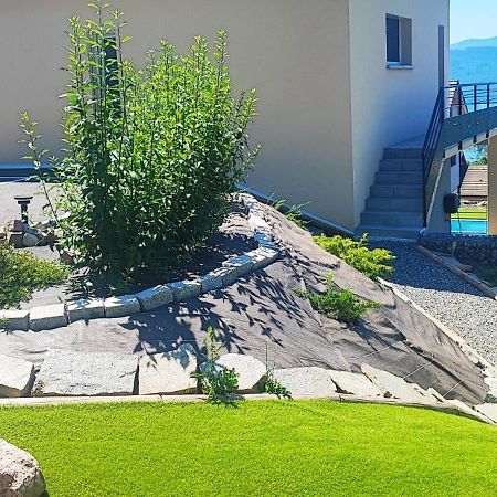 Chambre Vue Lac Av Piscine Prunieres Luaran gambar